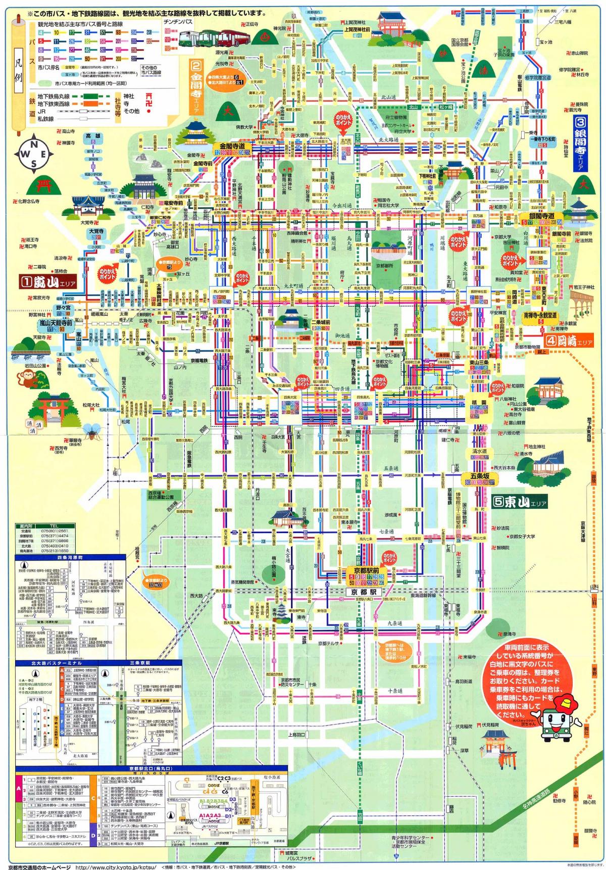 京都交通地图