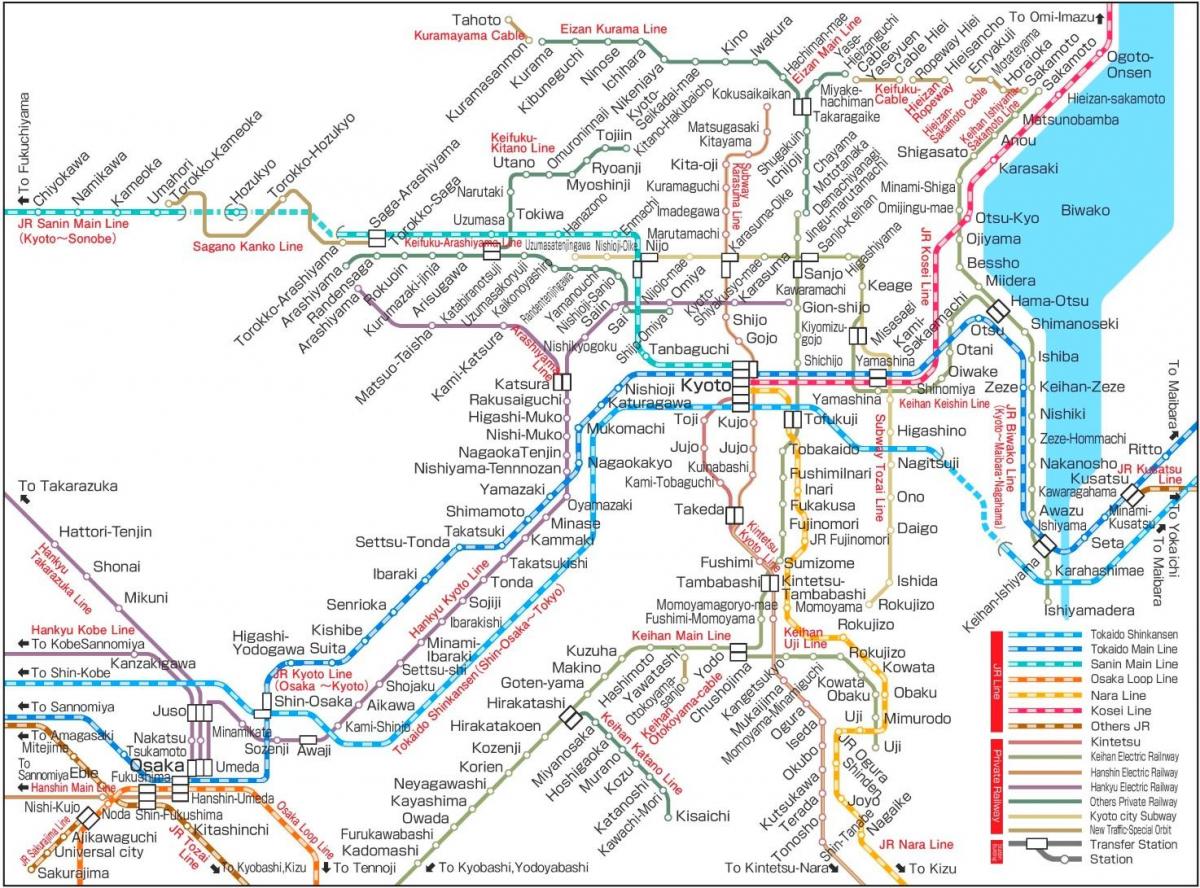 京都火车站地图